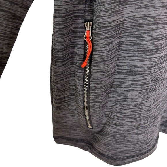 Cloudveil Men’s Fleece Lined Quarter Zip Pullover Gray Black Heather Size M - Picture 2 of 11